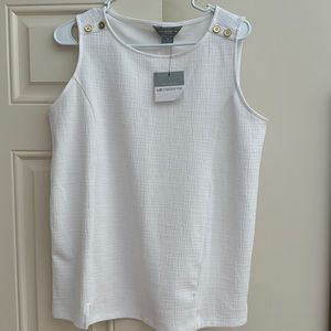 Liz Claiborne, white, size M